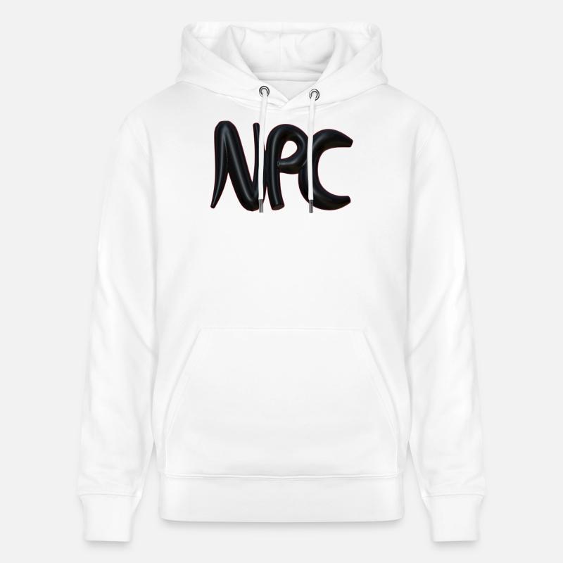 Npc Art abstrait du ballon - Sweat à capuche bio CRUISER Stanley/Stella Unisexe - blanc