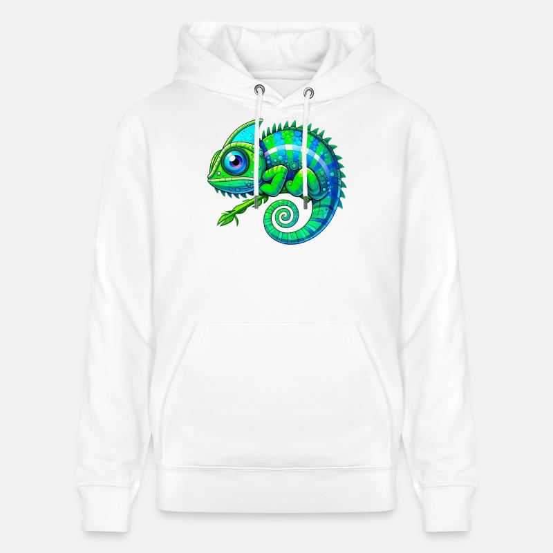 Caméléon - Sweat à capuche bio CRUISER Stanley/Stella Unisexe - blanc