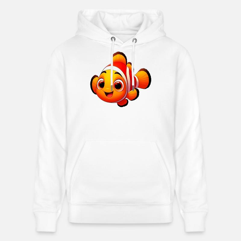Clownfisch - Stanley/Stella Unisex Bio-Hoodie CRUISER  - Weiß