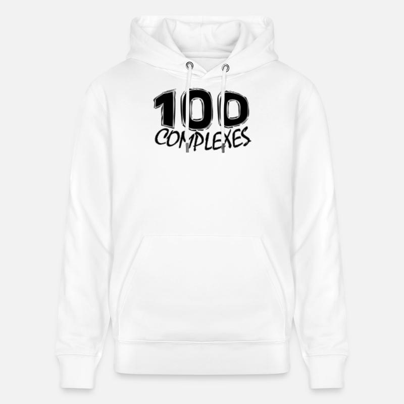 100 complexes - Sweat à capuche bio CRUISER Stanley/Stella Unisexe - blanc