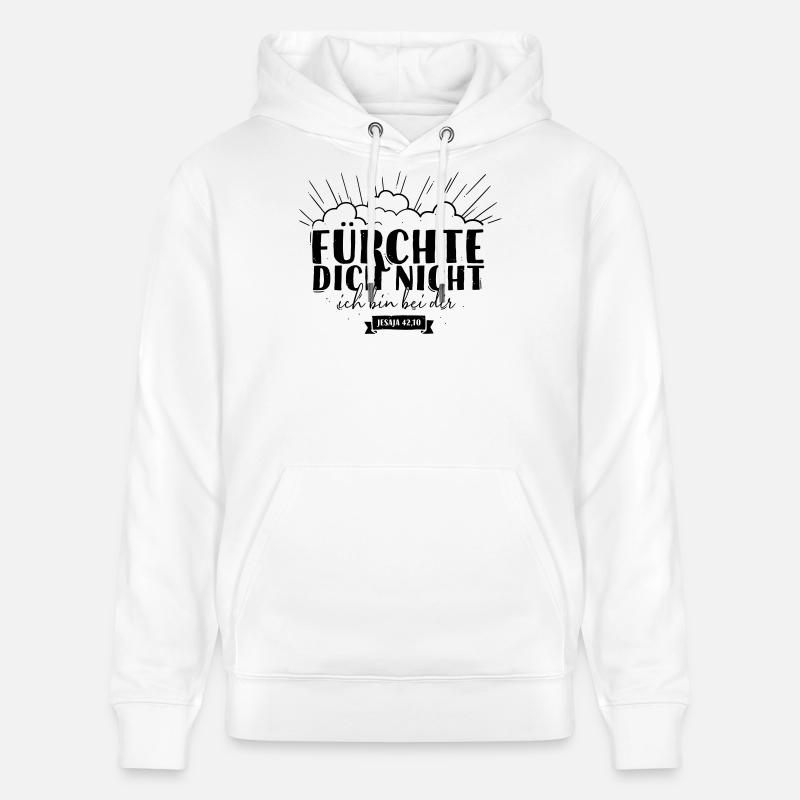 N’ayez crainte - Sweat à capuche bio CRUISER Stanley/Stella Unisexe - blanc