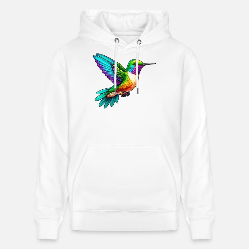 Colibri - Sweat à capuche bio CRUISER Stanley/Stella Unisexe - blanc