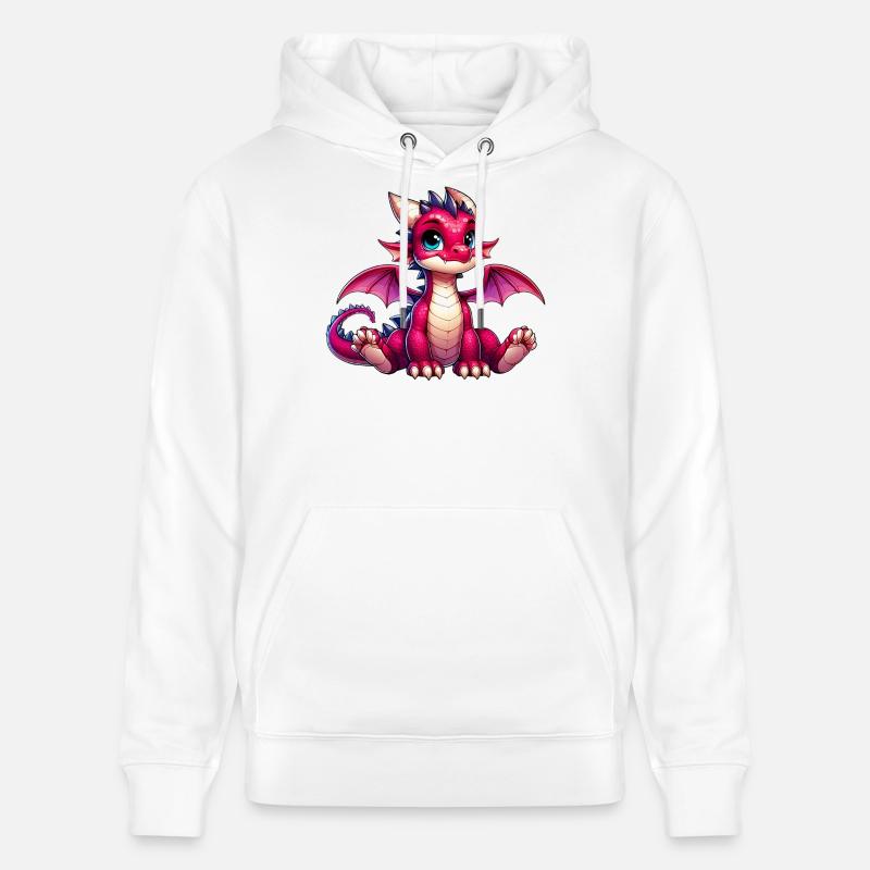 Dragon - Sweat à capuche bio CRUISER Stanley/Stella Unisexe - blanc