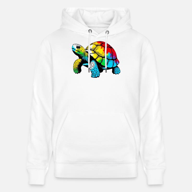 Tortue - Sweat à capuche bio CRUISER Stanley/Stella Unisexe - blanc