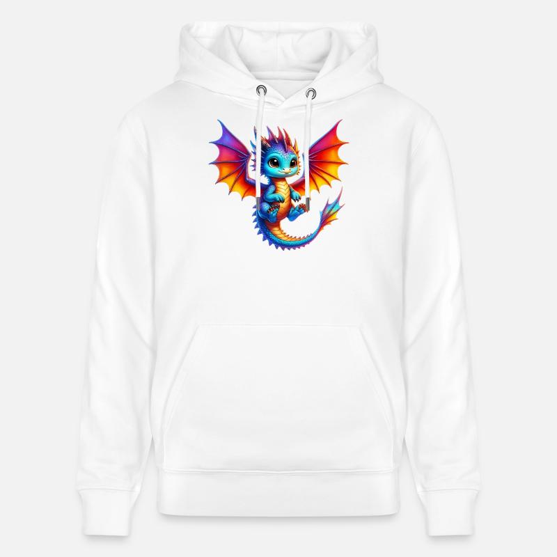 Dragon - Sweat à capuche bio CRUISER Stanley/Stella Unisexe - blanc