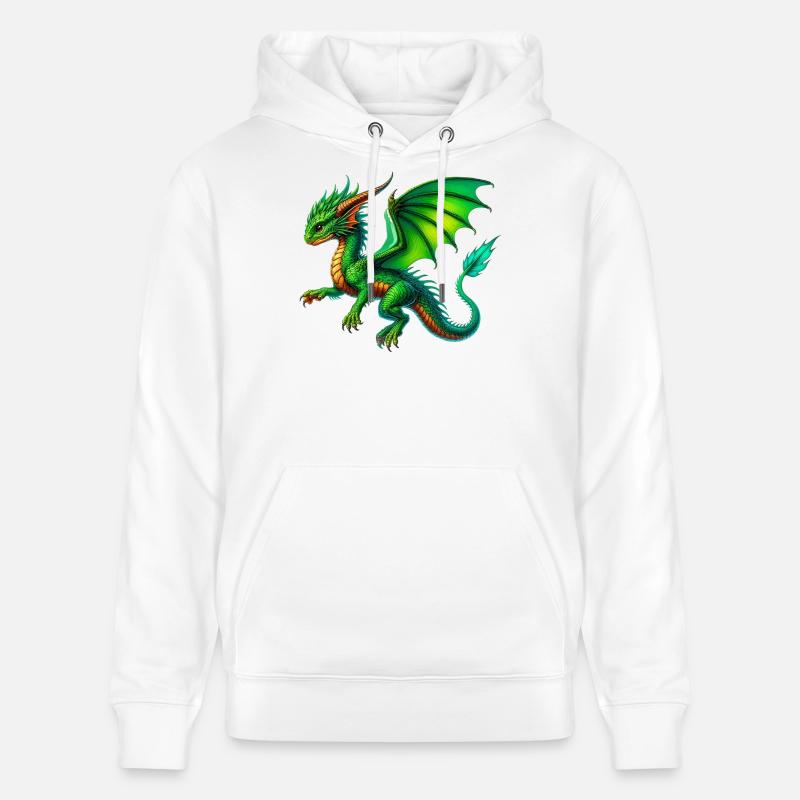 Dragon - Sweat à capuche bio CRUISER Stanley/Stella Unisexe - blanc