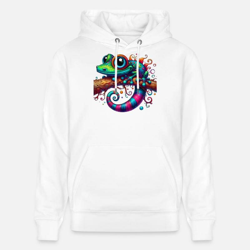 Gecko - Stanley/Stella Unisex Bio-Hoodie CRUISER  - Weiß