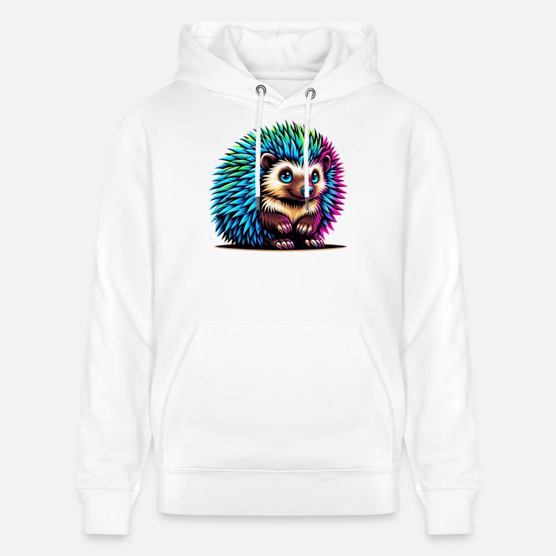 Igel - Stanley/Stella Unisex Bio-Hoodie CRUISER  - Weiß