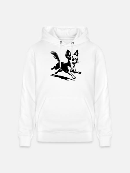 Chihuahua - Stanley/Stella CRUISER Unisex Organic Hoodie - white