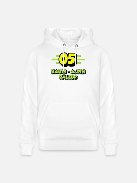 High Alpine Complainer - Stanley/Stella CRUISER Unisex Organic Hoodie - white