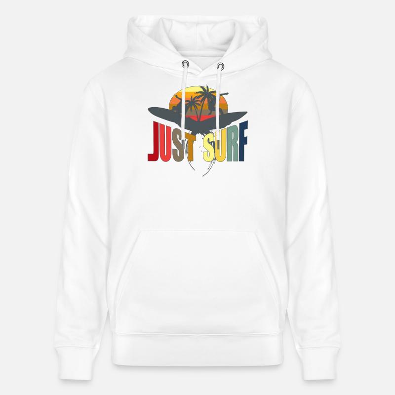 surfer - Sweat à capuche bio CRUISER Stanley/Stella Unisexe - blanc