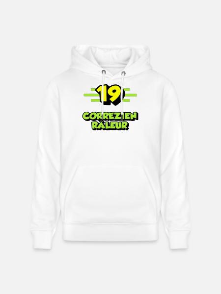Complaining Correzien - Stanley/Stella CRUISER Unisex Organic Hoodie - white