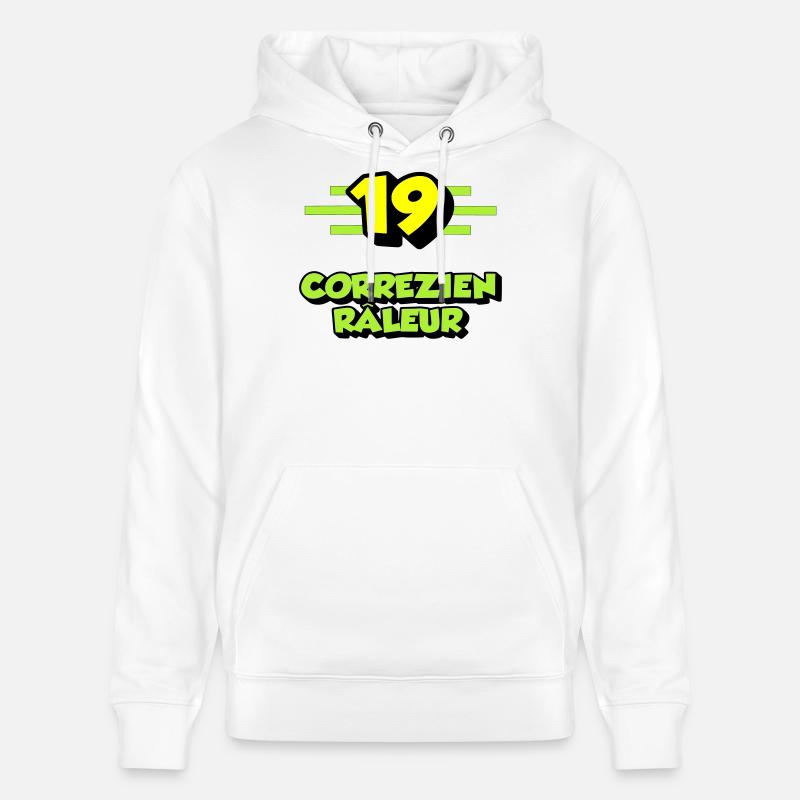 Correzien râleur - Sweat à capuche bio CRUISER Stanley/Stella Unisexe - blanc