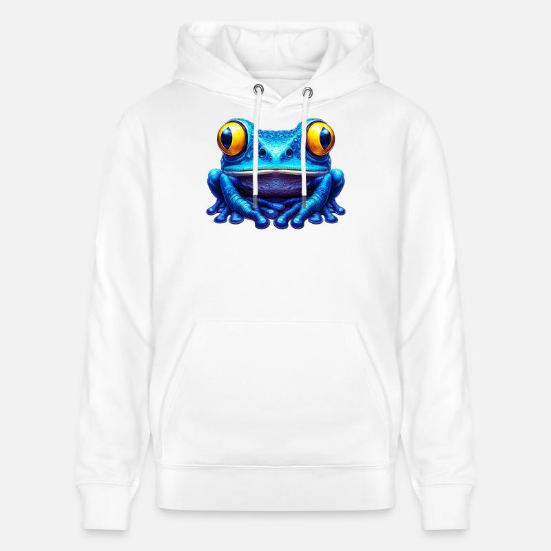 Grenouille - Sweat à capuche bio CRUISER Stanley/Stella Unisexe - blanc