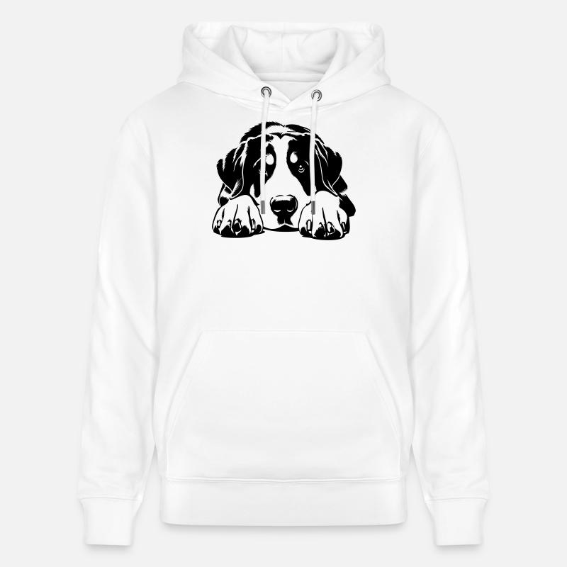 Bouvier suisse - Sweat à capuche bio CRUISER Stanley/Stella Unisexe - blanc