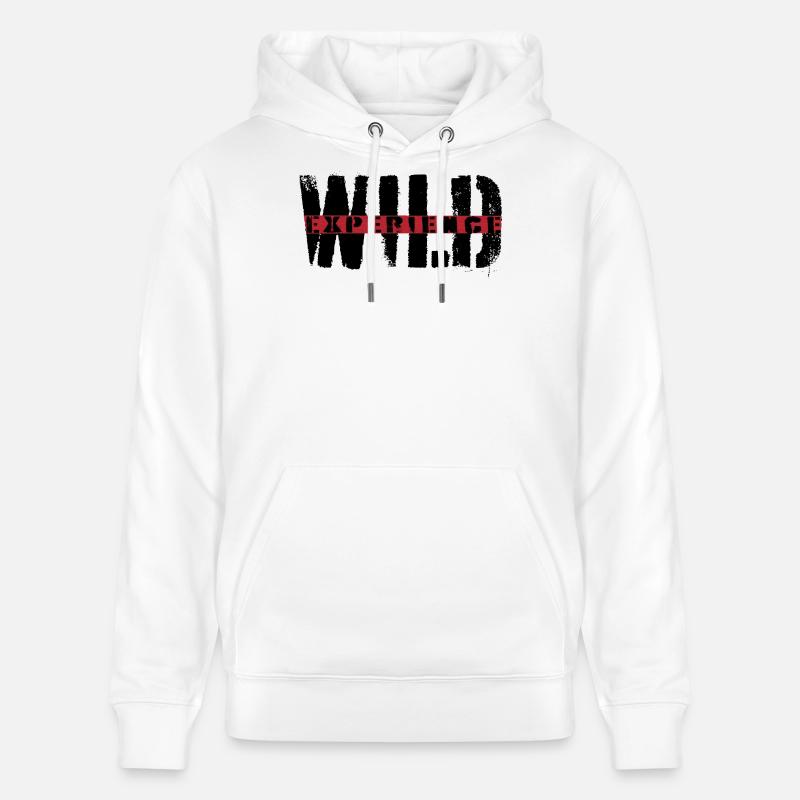 Expérience sauvage - Sweat à capuche bio CRUISER Stanley/Stella Unisexe - blanc