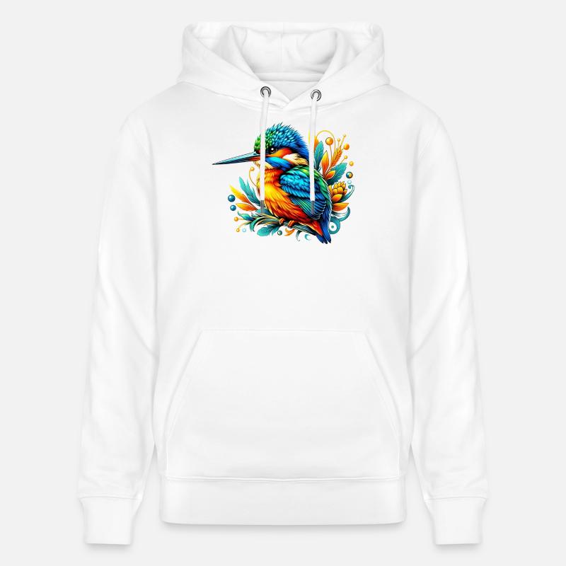 Eisvogel - Stanley/Stella Unisex Bio-Hoodie CRUISER  - Weiß