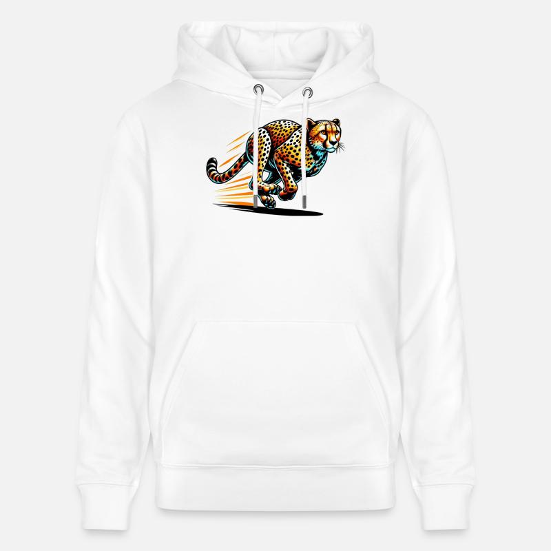 Gepard - Stanley/Stella Unisex Bio-Hoodie CRUISER  - Weiß