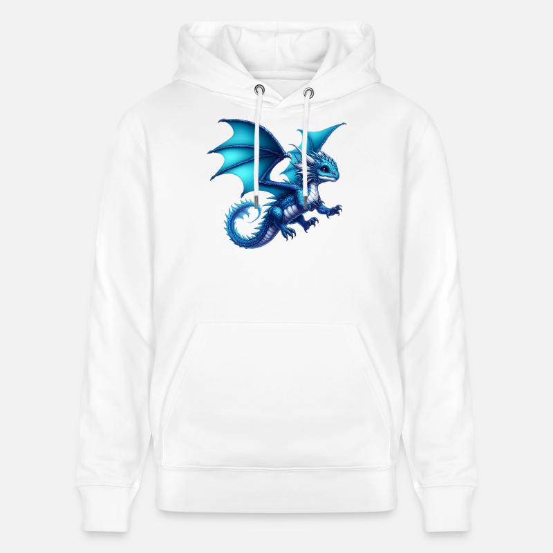 Dragon - Sweat à capuche bio CRUISER Stanley/Stella Unisexe - blanc