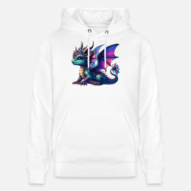 Drache - Stanley/Stella Unisex Bio-Hoodie CRUISER - Weiß
