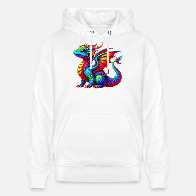 Dragon - Sweat à capuche bio CRUISER Stanley/Stella Unisexe - blanc
