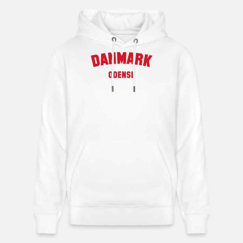 ODENSE, Danemark - Sweat à capuche bio CRUISER Stanley/Stella Unisexe - blanc