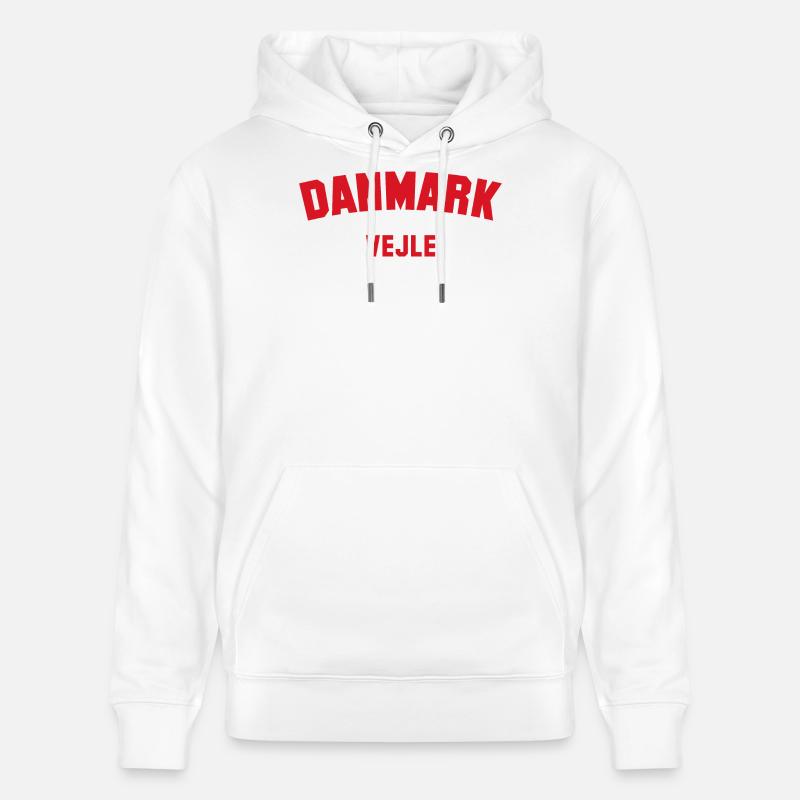 VEJLE, Danemark, Danemark - Sweat à capuche bio CRUISER Stanley/Stella Unisexe - blanc