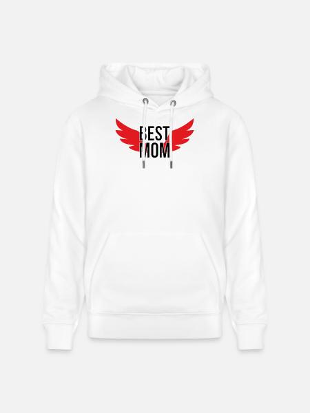Best Mom - Mother's Day - Stanley/Stella CRUISER Unisex Organic Hoodie - white