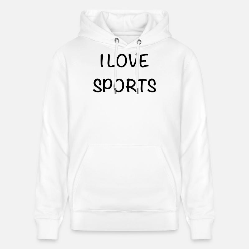 J’adore le sport - Sweat à capuche bio CRUISER Stanley/Stella Unisexe - blanc
