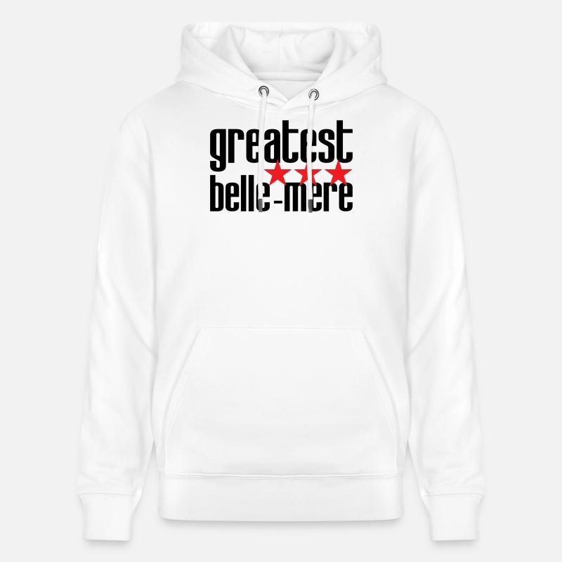 Beste Schwiegermutter der Welt - Stanley/Stella Unisex Bio-Hoodie CRUISER  - Weiß