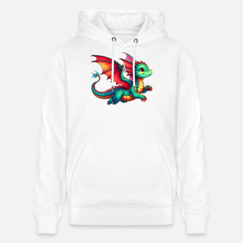 Dragon - Sweat à capuche bio CRUISER Stanley/Stella Unisexe - blanc
