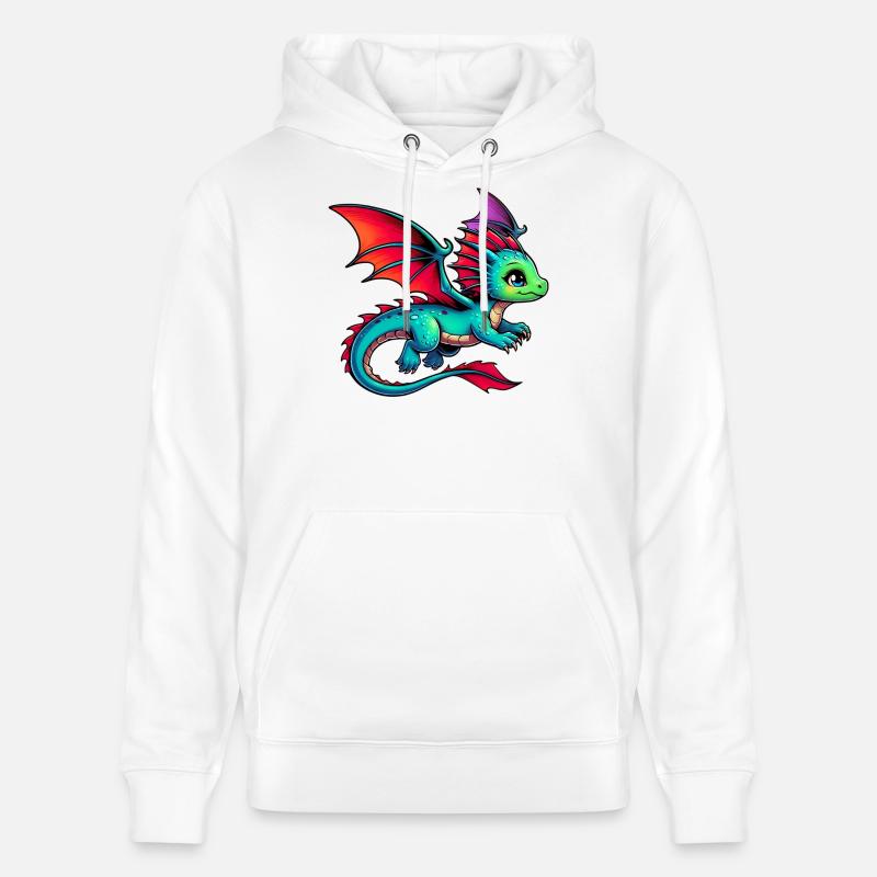 Dragon - Sweat à capuche bio CRUISER Stanley/Stella Unisexe - blanc