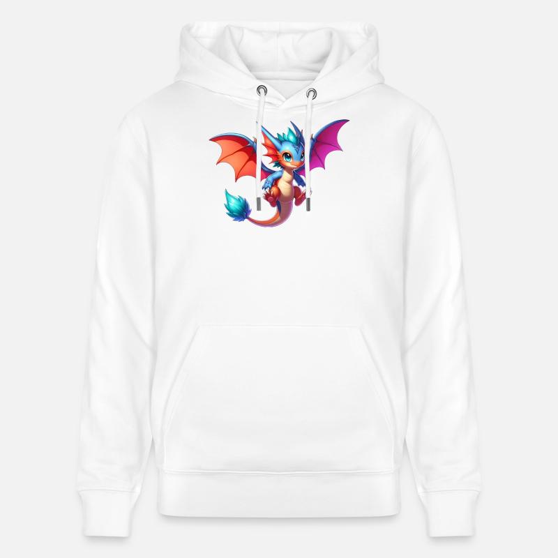 Dragon - Sweat à capuche bio CRUISER Stanley/Stella Unisexe - blanc