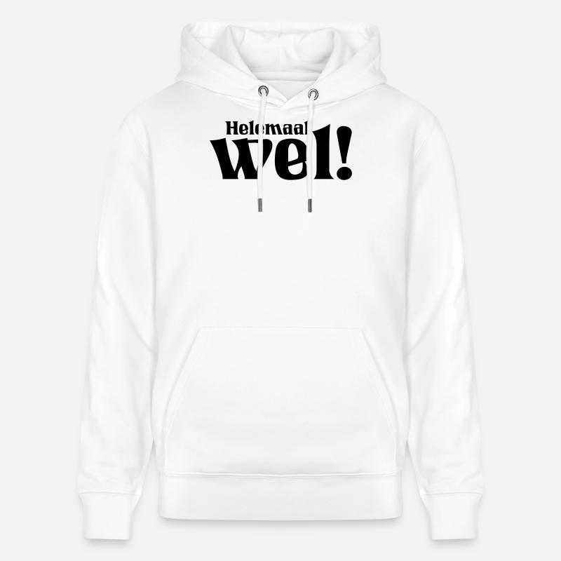 18 Beaucoup ! - Sweat à capuche bio CRUISER Stanley/Stella Unisexe - blanc