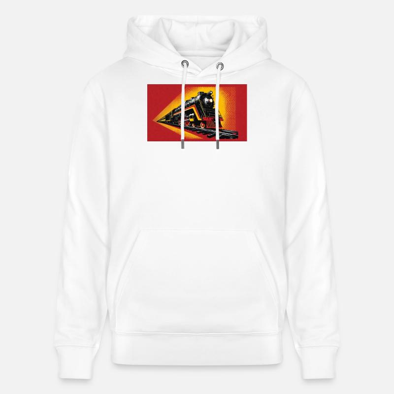 Zug 1 2 - Stanley/Stella Unisex Bio-Hoodie CRUISER - Weiß
