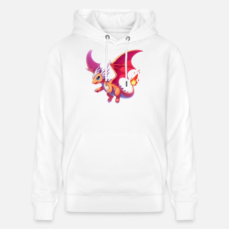 Dragon - Sweat à capuche bio CRUISER Stanley/Stella Unisexe - blanc