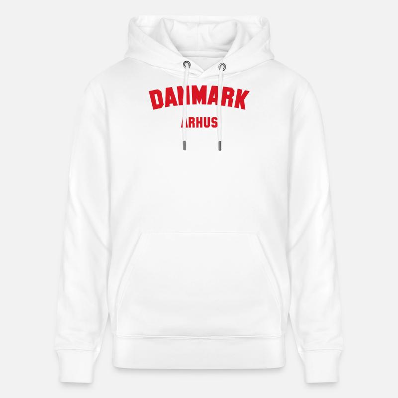 ARHUS Danmark, Danemark - Sweat à capuche bio CRUISER Stanley/Stella Unisexe - blanc
