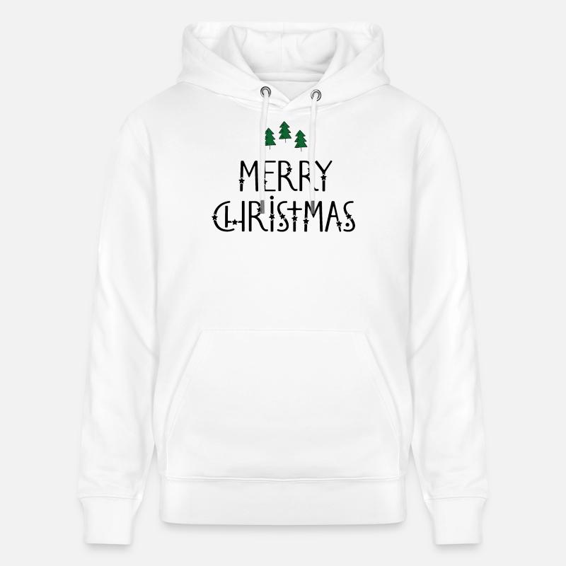 Joyeux Noël - Sweat à capuche bio CRUISER Stanley/Stella Unisexe - blanc