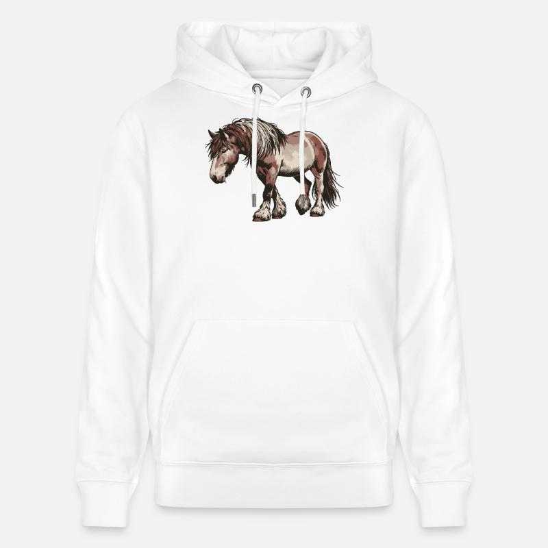 Trot Your Own Path - Stanley/Stella Unisex Bio-Hoodie CRUISER - Weiß