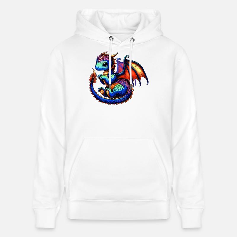 Dragon - Sweat à capuche bio CRUISER Stanley/Stella Unisexe - blanc