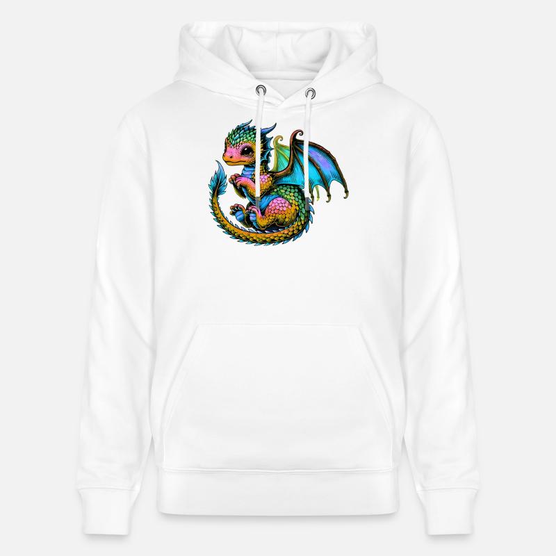 Dragon - Sweat à capuche bio CRUISER Stanley/Stella Unisexe - blanc