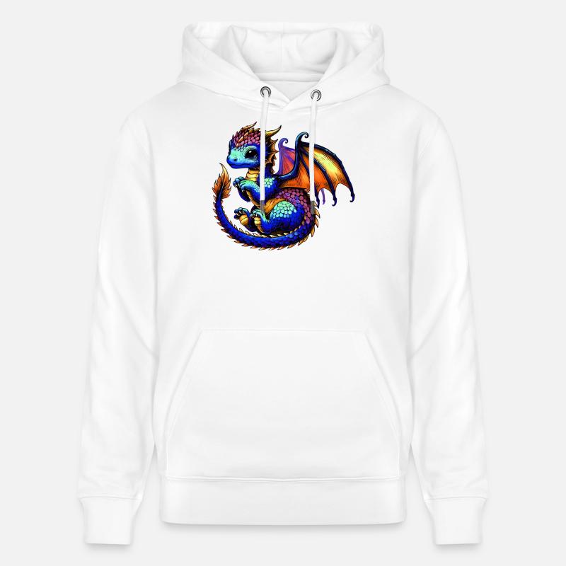 Dragon - Sweat à capuche bio CRUISER Stanley/Stella Unisexe - blanc