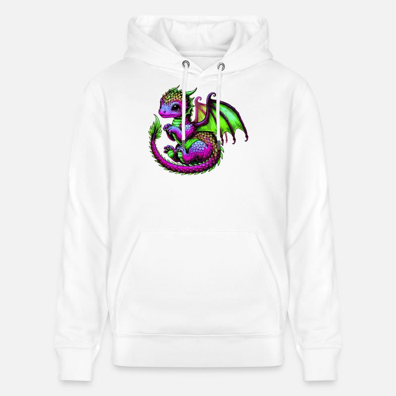 Dragon - Sweat à capuche bio CRUISER Stanley/Stella Unisexe - blanc