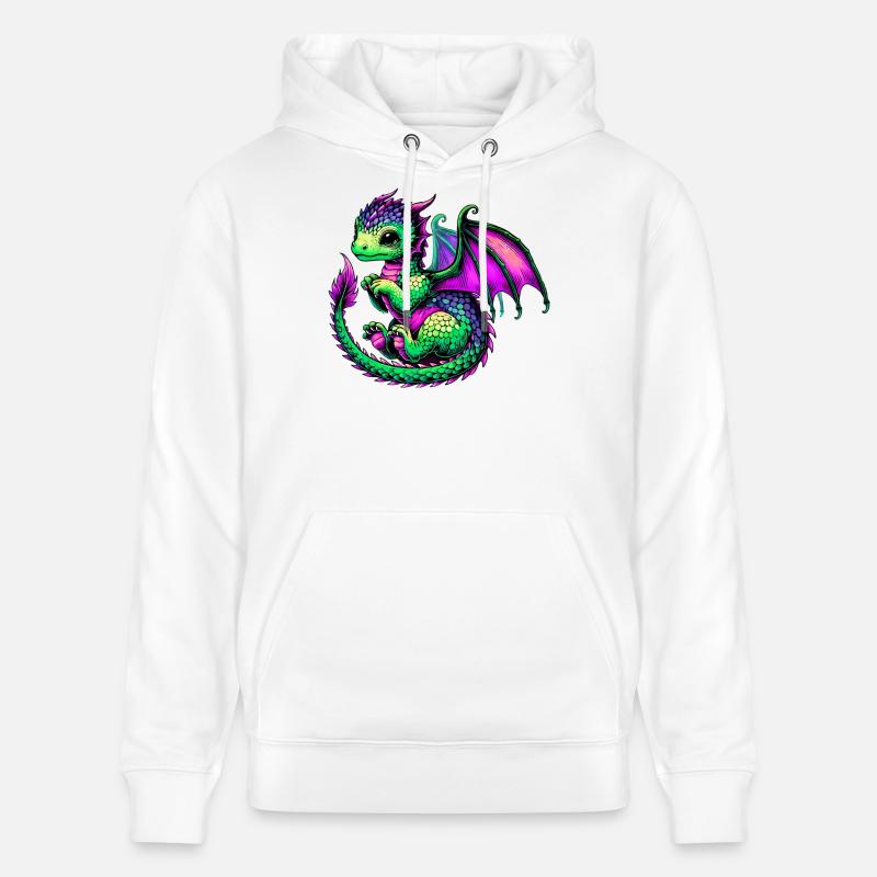 Dragon - Sweat à capuche bio CRUISER Stanley/Stella Unisexe - blanc