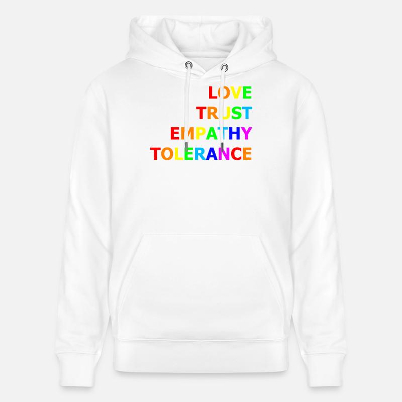 Values_1 - Stanley/Stella Unisex Bio-Hoodie CRUISER  - Weiß