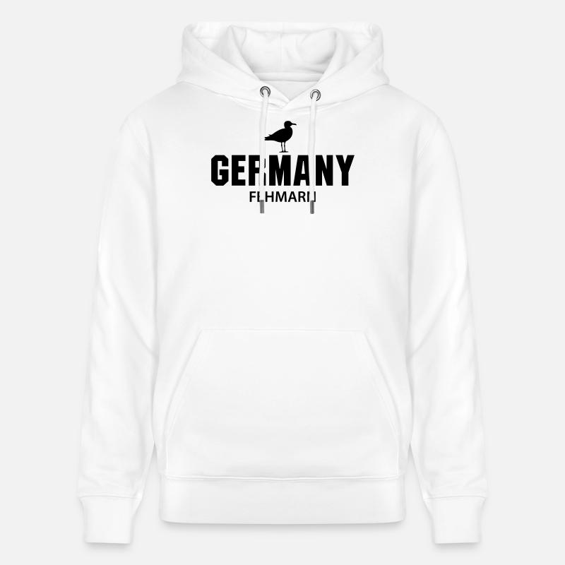 Fehmarn GERMANY - Stanley/Stella Unisex Bio-Hoodie CRUISER  - Weiß