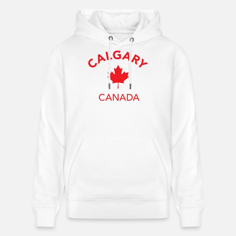 CALGARY, CANADA - Sweat à capuche bio CRUISER Stanley/Stella Unisexe - blanc