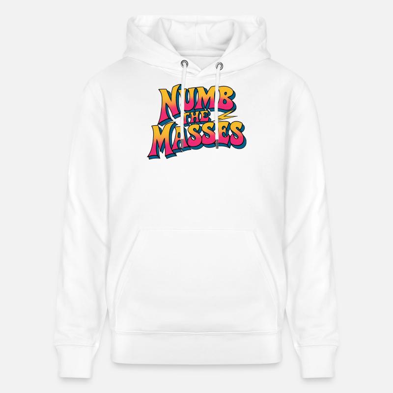 Engourdir les masses - Sweat à capuche bio CRUISER Stanley/Stella Unisexe - blanc