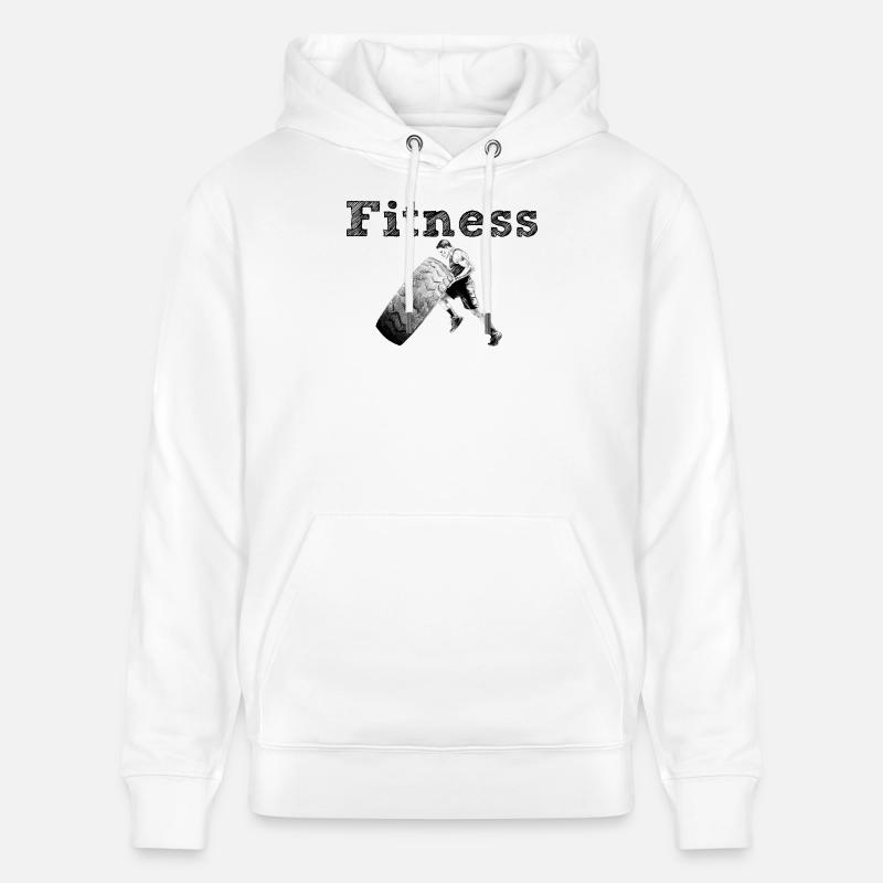Aptitude - Sweat à capuche bio CRUISER Stanley/Stella Unisexe - blanc