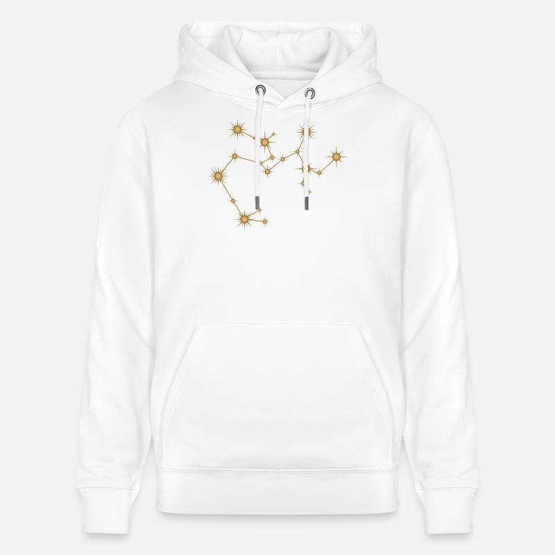 Sternbild Schütze Sternzeichen Sternzeichen - Stanley/Stella Unisex Bio-Hoodie CRUISER  - Weiß